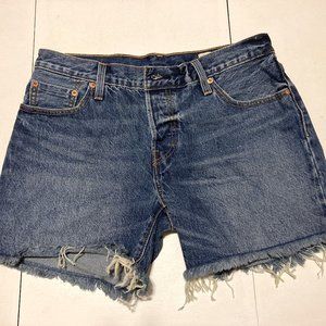 Levi’s 501 CT White Oak Cone Denim Cutoff Shorts